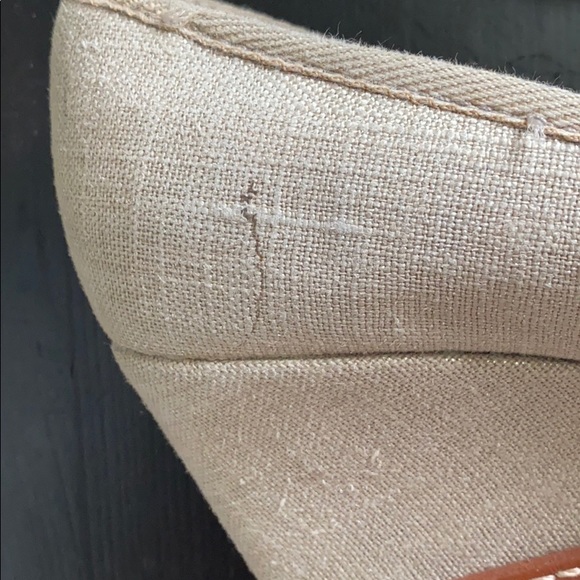 Tory Burch gold wedges - Picture 8 of 9